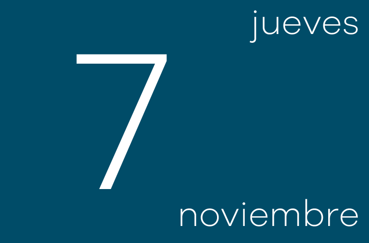 Hoy jueves 7 de noviembre de 2019