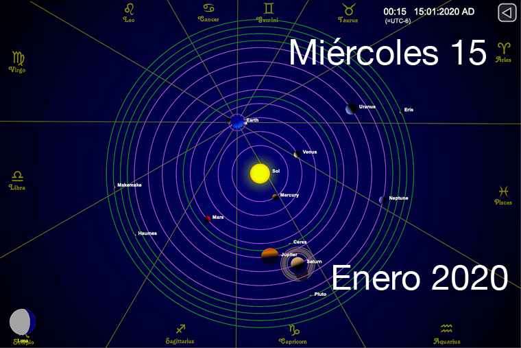 Hoy miércoles 15 de enero