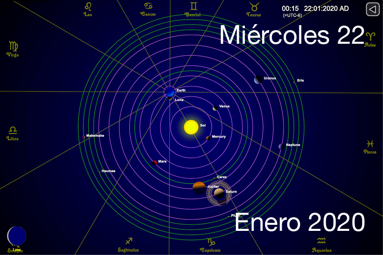 Hoy miércoles 22 de enero