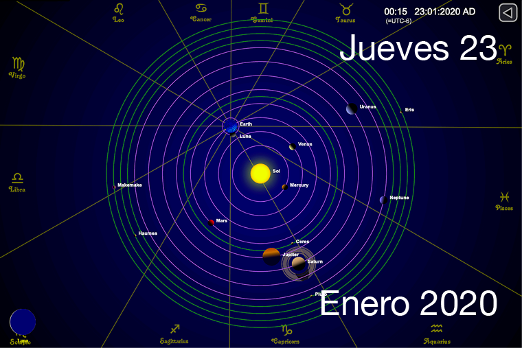 Hoy jueves 23 de enero