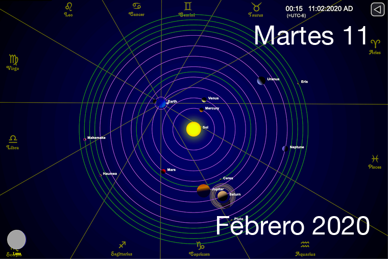 Hoy martes 11 de febrero
