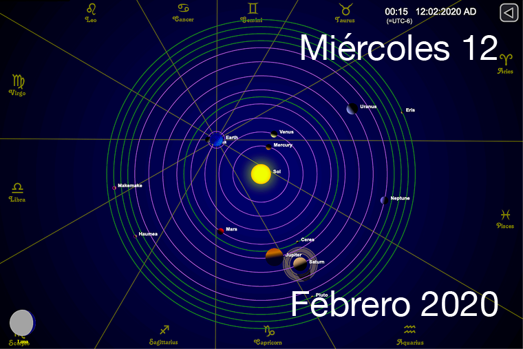 Hoy miércoles 12 de febrero