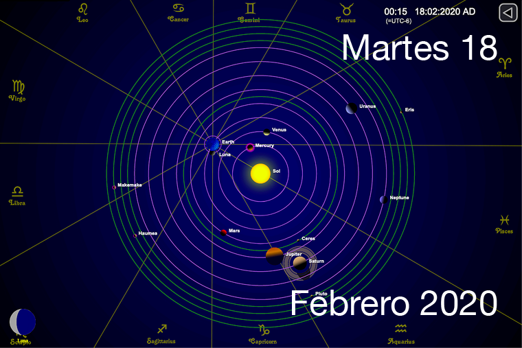 Hoy martes 18 de febrero