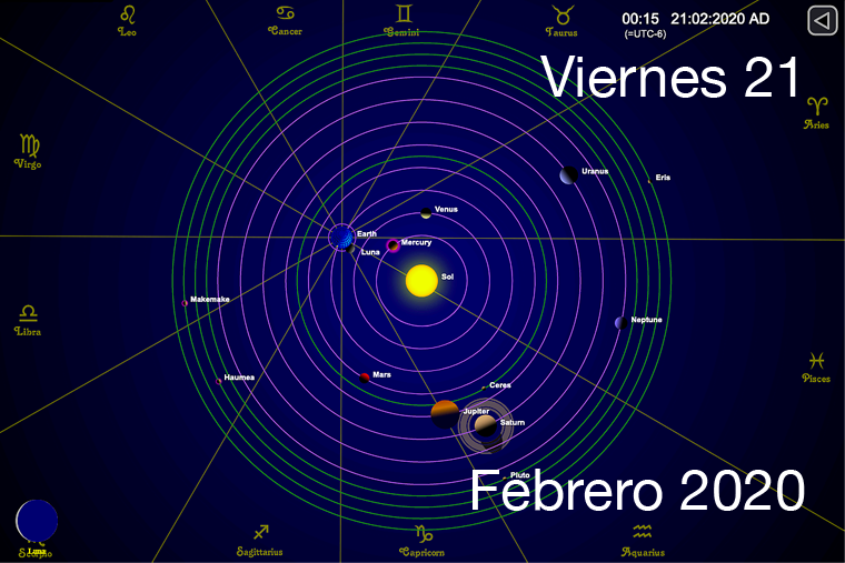Hoy viernes 21 de febrero