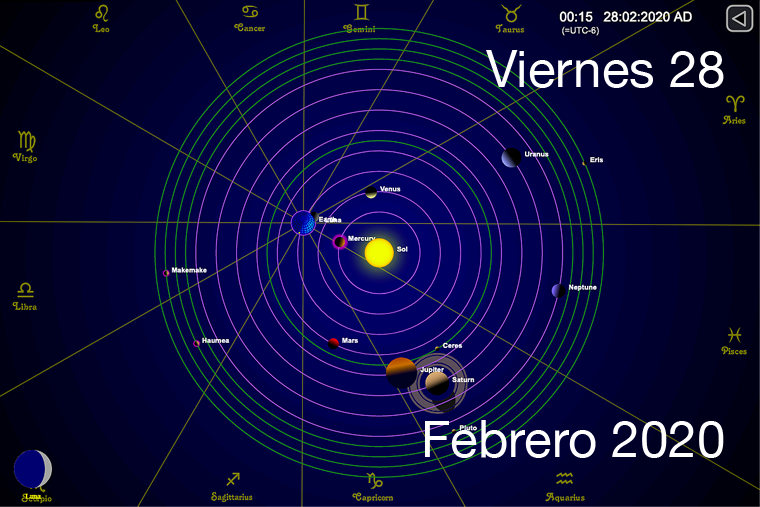 Hoy viernes 28 de febrero