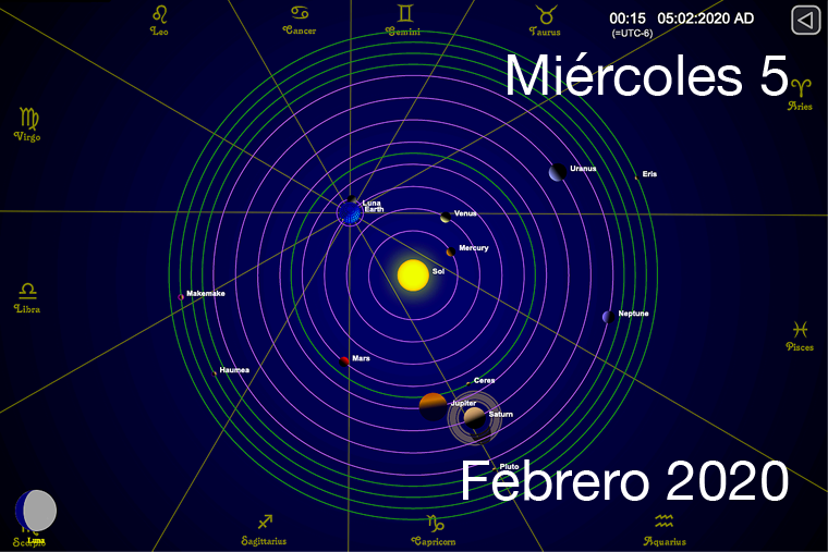Hoy miércoles 5 de febrero
