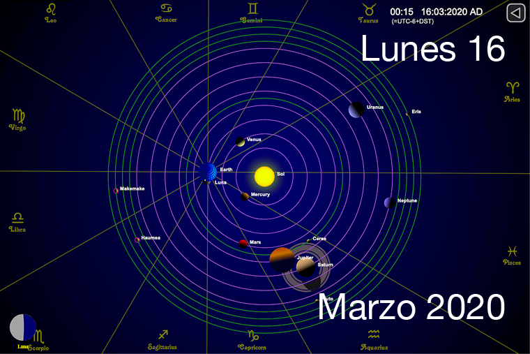 Hoy lunes 16 de marzo