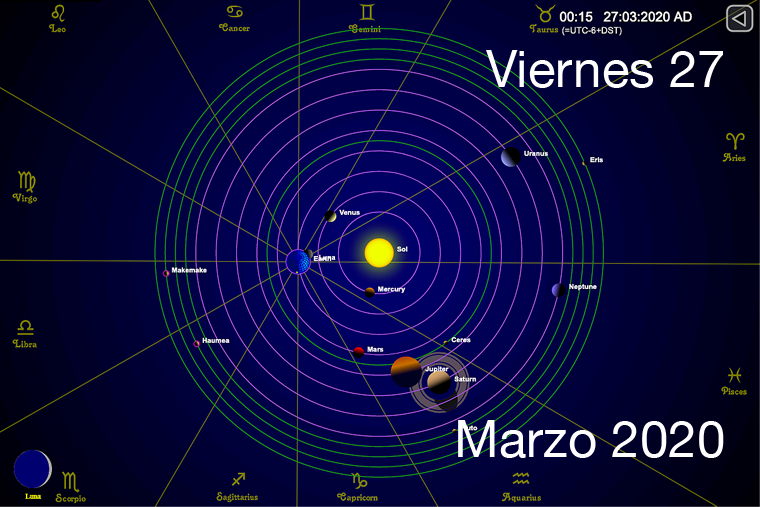Hoy jueves 27 de marzo