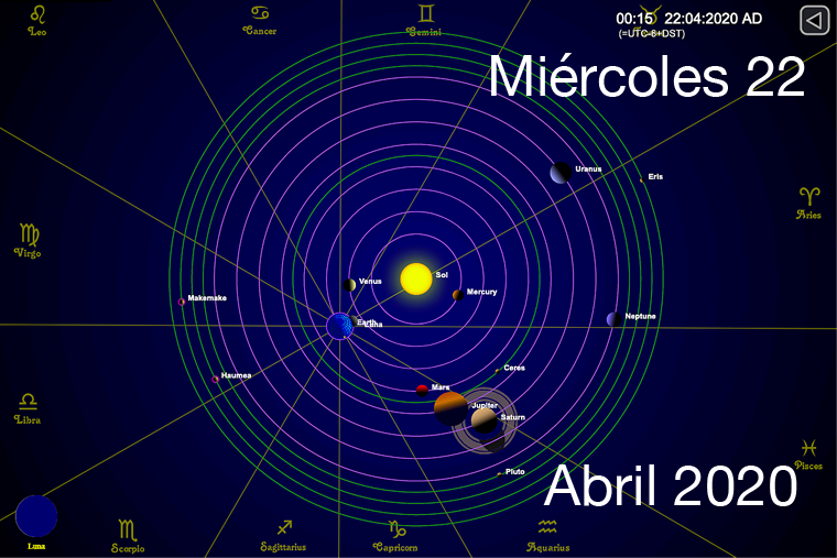 Hoy miércoles 22 de abril