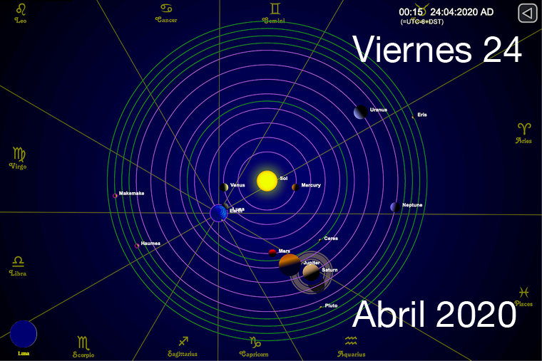 Hoy viernes 24 de abril