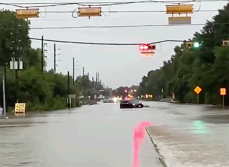 Houston Quedó Inundado