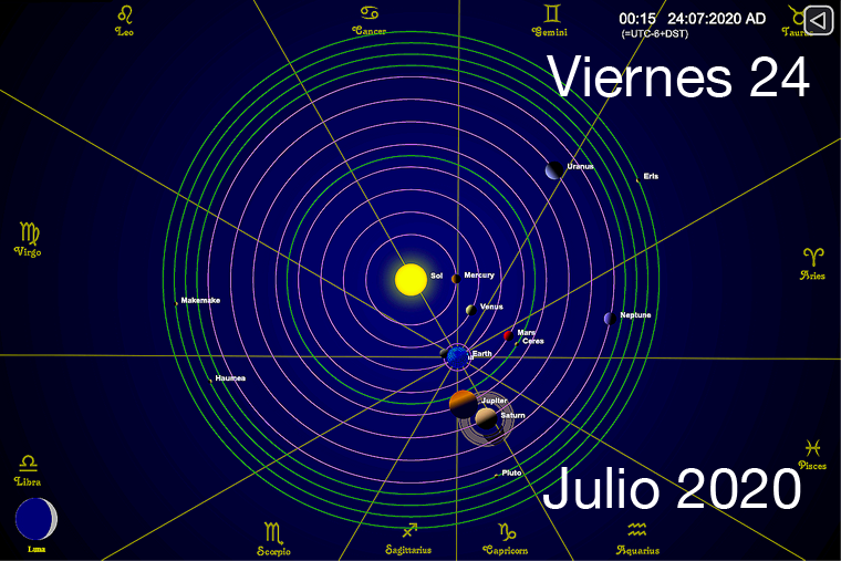 Hoy viernes 24 de julio