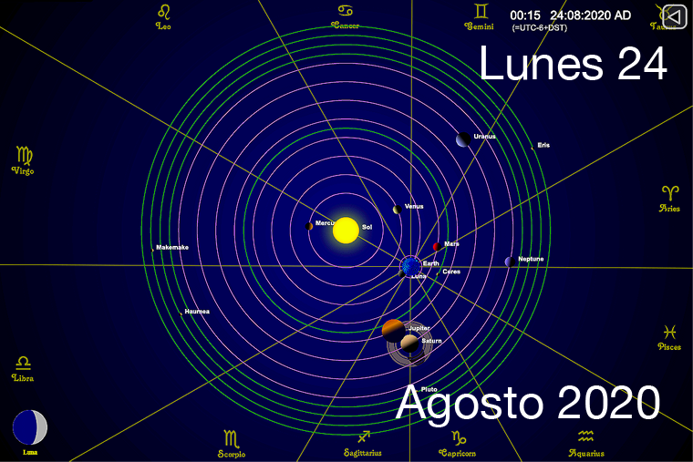 Hoy lunes 24 de agosto