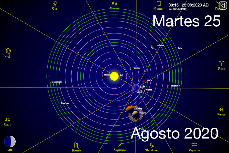 Hoy martes 25 de agosto