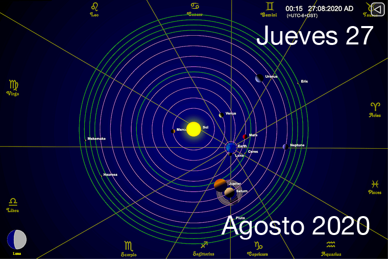 Hoy jueves 27 de agosto