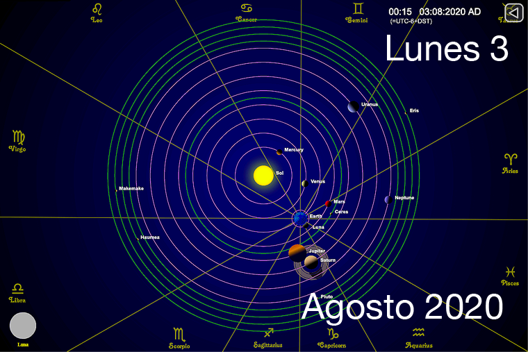 Hoy lunes 3 de agosto