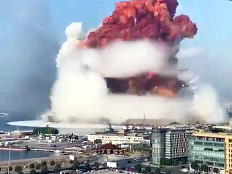 Impresionante Explosión en Beirut