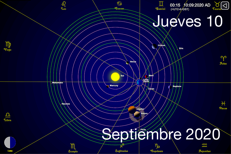 Hoy jueves 10 de septiembre