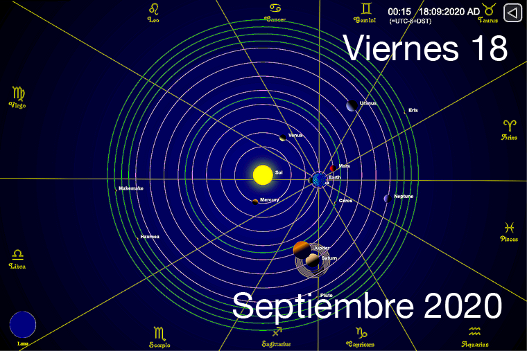 Hoy viernes 18 de septiembre