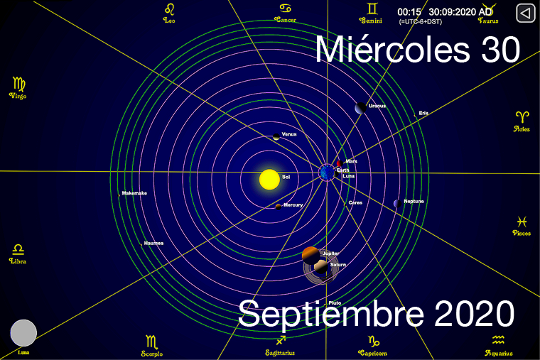 Hoy miércoles 30 de septiembre