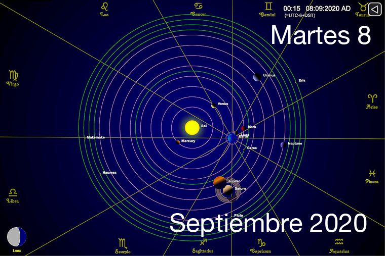 Hoy martes 8 de septiembre