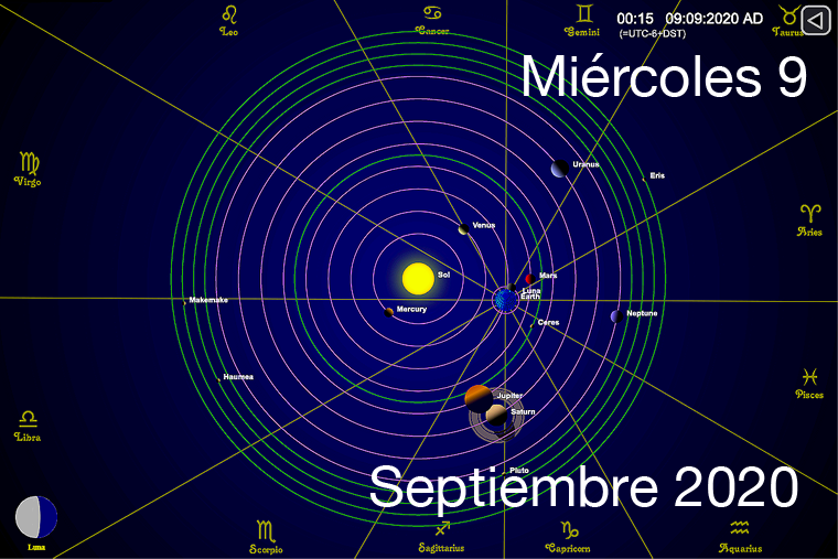 Hoy miércoles 9 de septiembre