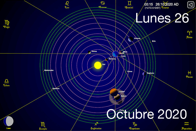 Hoy lunes 26 de Octubre