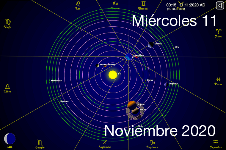 Hoy miércoles 11 de noviembre