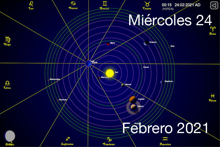 Hoy Miércoles 24 de Febrero
