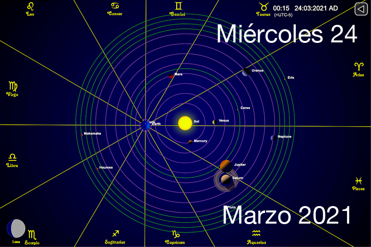 Hoy Miércoles 24 de Marzo