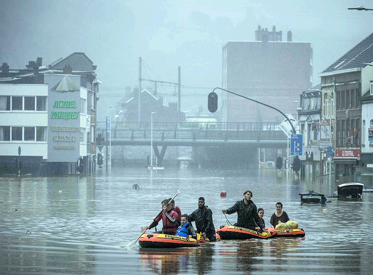 Impresionantes Inundaciones en Europa