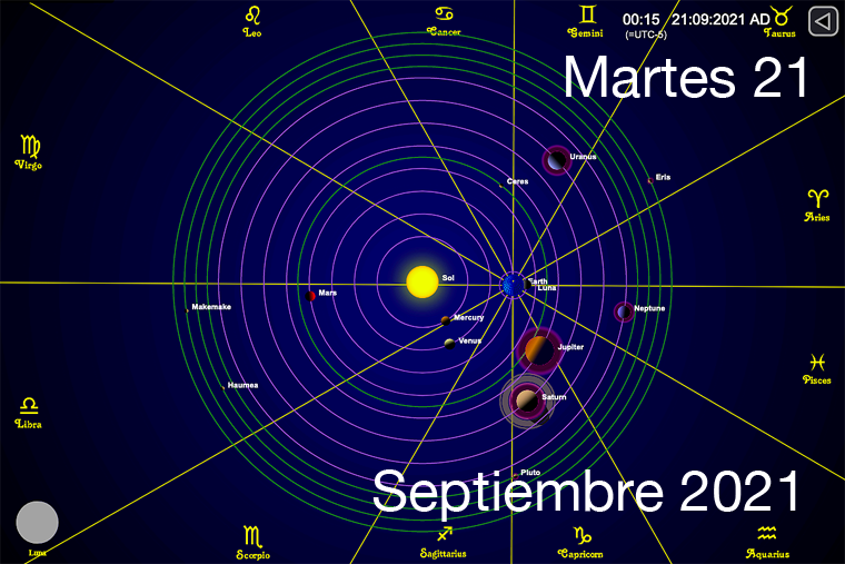 Hoy Martes 21 de Septiembre