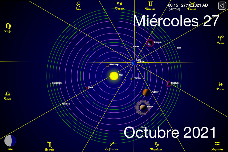 Hoy Miércoles 27 de Octubre