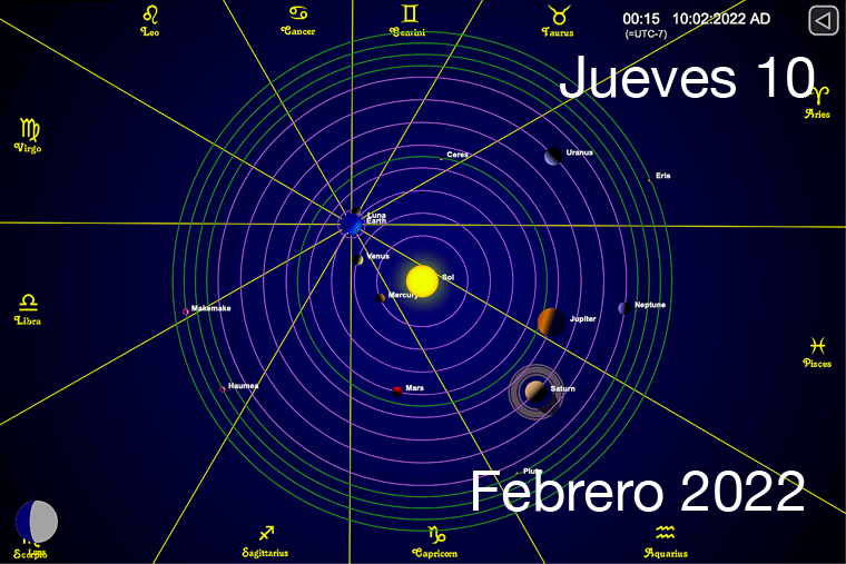 Hoy es Jueves 10 de Febrero