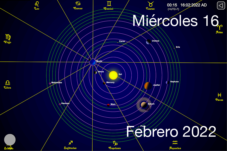 Hoy es Miércoles 16 de Febrero