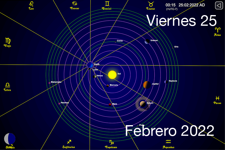Hoy es Viernes 25 de Febrero