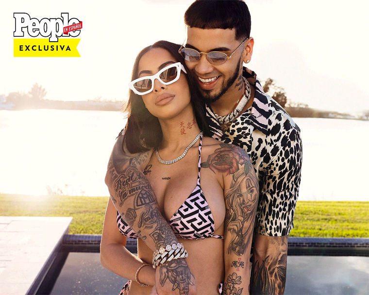 Anuel y Yailin en Portada de Revista