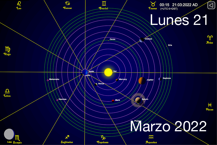 Hoy es Lunes 21 de Marzo