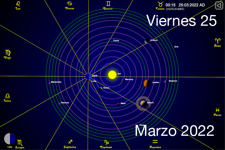 Hoy es Viernes 25 de Marzo