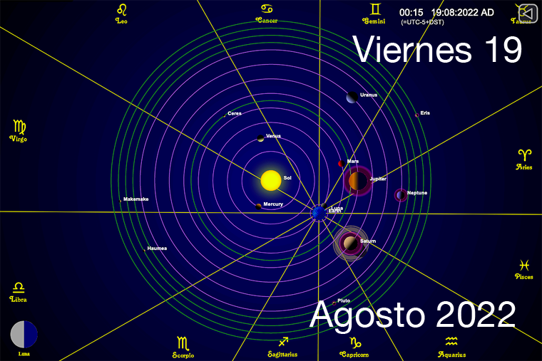 Hoy es Viernes 19 de Agosto