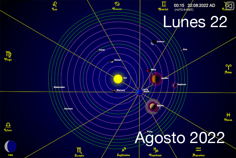 Hoy es Lunes 22 de Agosto
