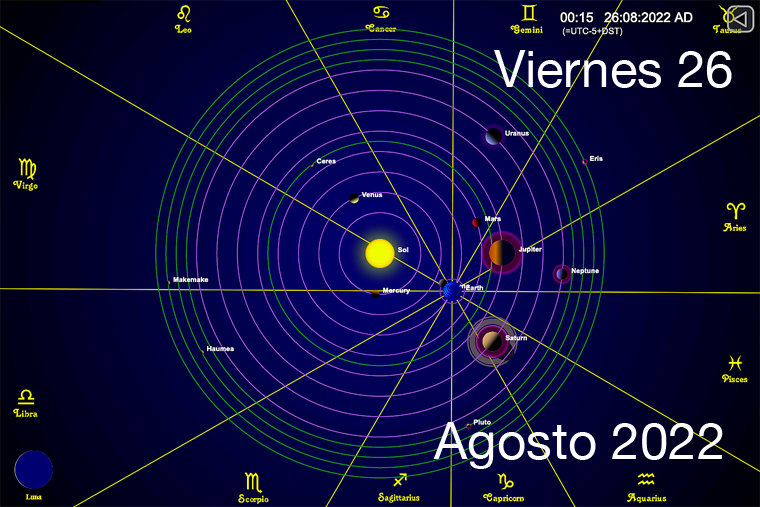 Hoy es Viernes 26 de Agosto
