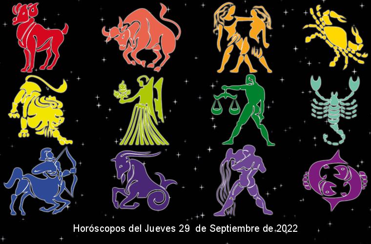 Horóscopos del Jueves 29  de Septiembre de 2022