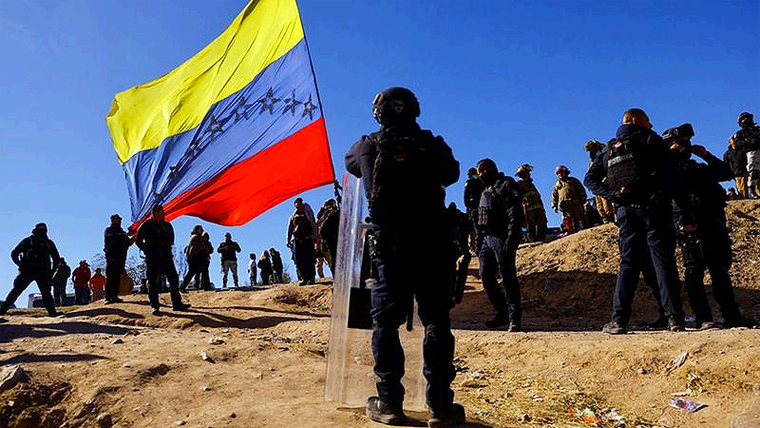 Migrantes Venezolanos son Desalojados en Frontera Mexicana
