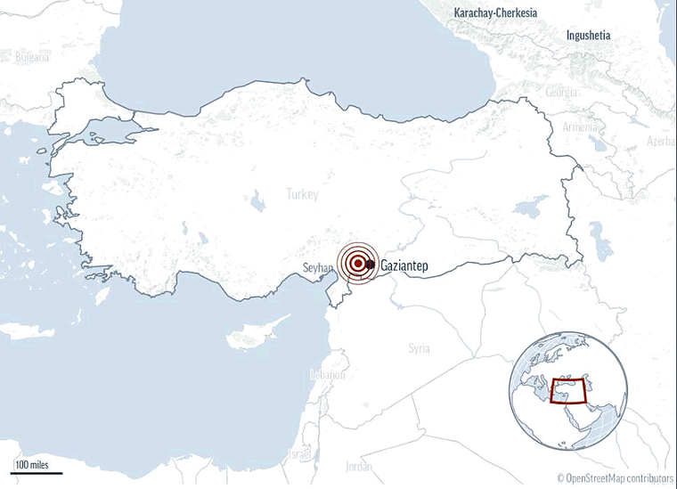 Terremoto Mata a más de 640 Personas en Turquía y Siria