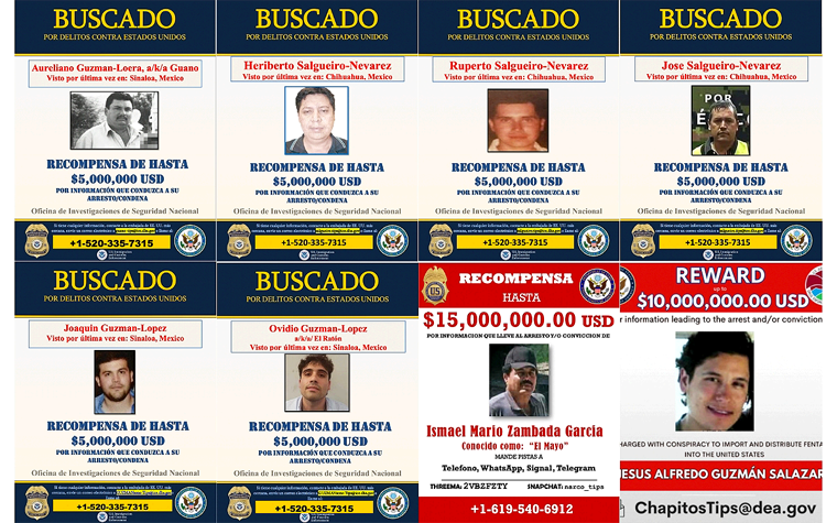 La DEA le Declara la Guerra a los Hijos del Chapo