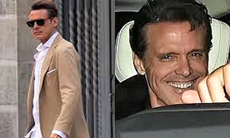 Atrapan a Luis Miguel Saliendo de una Clínica Capilar