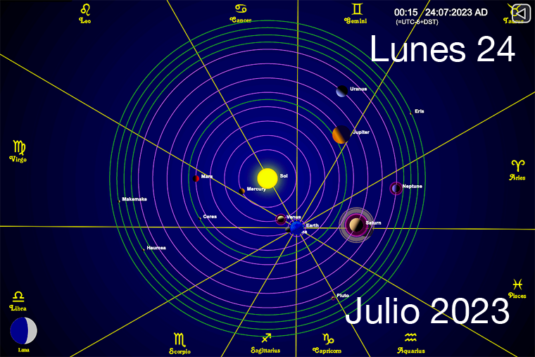 Hoy es Lunes 24 de Julio