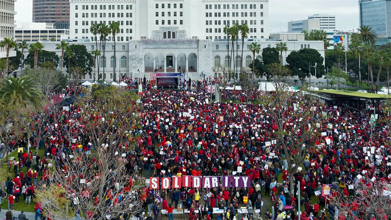 La Ciudad de Los Angeles se va Huelga