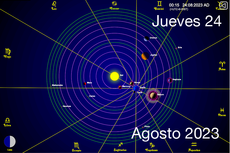 Hoy es Jueves 24 de Agosto